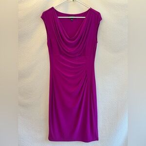 Ralph Lauren Women’s Purple Sleeveless Dress Size: 8